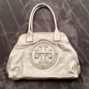 Tory Burch Leather Metallic Shoulder Bag